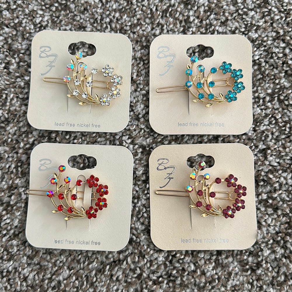 Multi colored hair Barrettes - Amazon